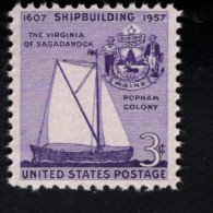 205580786 1957 SCOTT 1095 (XX) POSTFRIS MINT NEVER HINGED  - Shipbuilding - Unused Stamps