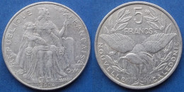 NEW CALEDONIA - 5 Francs 2004 KM# 16 French Associated State (1998) - Edelweiss Coins - New Caledonia
