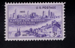 205581236 1950 SCOTT 994 (XX) POSTFRIS MINT NEVER HINGED - Kansas City Missouri Centenary - Ongebruikt