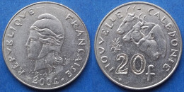 NEW CALEDONIA - 20 Francs 2004 "Three Ox" KM# 12 French Associated State (1998) - Edelweiss Coins - New Caledonia