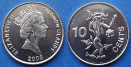SOLOMON ISLANDS - 10 Censt 2005 "Sea Spirit Ngoreru" KM# 27a Commonwealth Nation, Elizabeth II - Edelweiss Coins - Solomon Islands