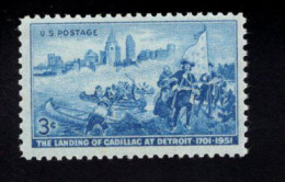 203698618 1951 SCOTT 1000 (XX) POSTFRIS MINT NEVER HINGED - Landing Of Cadillac - Ongebruikt