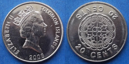 SOLOMON ISLANDS - 20 Censt 2005 "Malaita Pendant" KM# 28 Commonwealth Nation, Elizabeth II - Edelweiss Coins - Solomon Islands