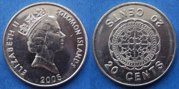 SOLOMON ISLANDS - 20 Censt 2005 "Malaita Pendant" KM# 28 Commonwealth Nation, Elizabeth II - Edelweiss Coins - Islas Salomón