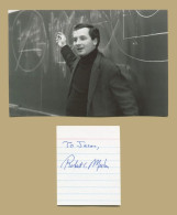 Robert C. Merton - American Economist - Signed Card + Photo - Nobel Prize - Inventori E Scienziati