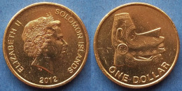 SOLOMON ISLANDS - 1 Dollar 2012 "Nguzu Nguz" KM# 238 Commonwealth Nation, Elizabeth II - Edelweiss Coins - Solomon Islands