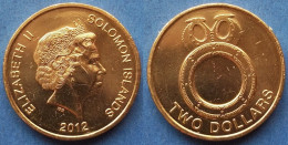 SOLOMON ISLANDS - 2 Dollars 2012 "Fossilized Clam Shells" KM# 239 Commonwealth Nation, Elizabeth II - Edelweiss Coins - Solomon Islands