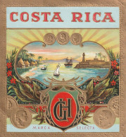 Cigar Label  No 1854  Cigar Box Label ,etiketten ,  Sigarenbanden  ,  Vitolas , - Labels