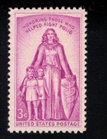 203702374 1957 SCOTT 1087 (XX)  POSTFRIS MINT NEVER HINGED  -  Polio - Unused Stamps