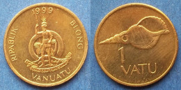 VANUATU - 1 Vatu 1999 "Shell" KM# 3 Independent Republic (1980) - Edelweiss Coins - Vanuatu