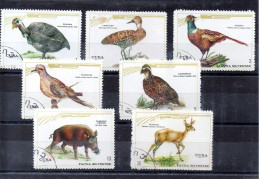 Cuba Serie Nº Yvert 1435/41 O FAUNA (WILDLIFE) - Used Stamps
