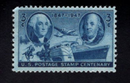 203702817 1947 SCOTT 947 (XX) POSTFRIS MINT NEVER HINGED - Postage Stamp Centenary SHIP TRAIN AIRPLANE - Nuovi