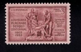203702974 1953 SCOTT 1020 (XX) POSTFRIS MINT NEVER HINGED  -  Louisiana Puxchase - Unused Stamps