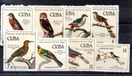 Cuba Serie Nº Yvert 1540/47 O AVES (BIRDS) - Gebruikt