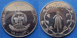 VANUATU - 50 Vatu 2009 "Yam Tubers" KM# 8 Independent Republic (1980) - Edelweiss Coins - Vanuatu