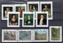 Cuba Series Nº Yvert 1575/81 + 1601/04 O PINTURA (PICTURE) - Used Stamps
