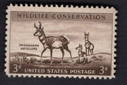 203703421 1956 SCOTT 1078  (XX) POSTFRIS MINT NEVER HINGED  - Wildlife Conservation PRONGHORN ANTILOPE - Ongebruikt