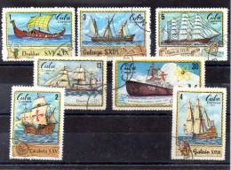 Cuba Serie Nº Yvert 1623/24 O BARCOS (SHIPS) - Gebruikt