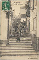 D 80. PICQUIGNY. L ESCALIER SAINT JEAN. CARTE ECRITE - Picquigny