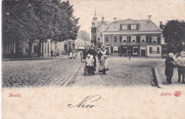 4842142Assen, Markt Rond 1900. (zie Hoeken) - Assen