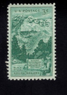 203704516 1952 SCOTT 1011 (XX) POSTFRIS MINT NEVER HINGED  - Mt Rushmore Memorial - Ongebruikt