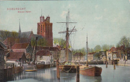 4842539Dordrecht, Nieuwe Haven. (poststempel 1908)(zie Hoeken) - Dordrecht