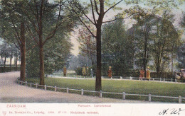 4842592Zaandam, Plantsoen Stationsstraat. (poststempel 1904)(zie Rechterkant) - Zaandam