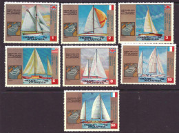 Guinea Equatorial 200 T/m 206 MNH ** Sailing Regatta (1973) - Guinée Equatoriale