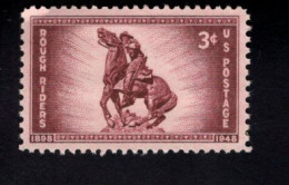 203705485  1948 SCOTT 973 (XX) POSTFRIS MINT NEVER HINGED  -3 Rough Riders - Unused Stamps