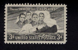 203706146 1948 SCOTT 956 (XX) POSTFRIS MINT NEVER HINGED  - Four Chaplains - Unused Stamps