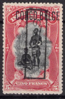 Timbre - Congo Belge - 1909 - COB TX 25* - Surcharge Typographique - Cote 170 - Nuovi