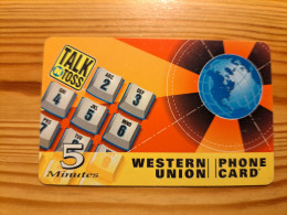 Prepaid Phonecard USA, Western Union - Other & Unclassified