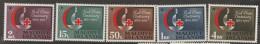 Maldives  1963  SG   125-9  Red Cross   Lightly Mounted Mint - Maldives (...-1965)