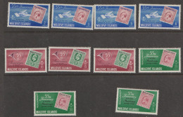 Maldives  1961  SG  78-9  Anniversary Maldivian Postage Stamp   Lightly Mounted Mint - Maldiven (...-1965)