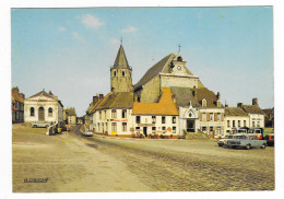 CP SAMER, LA PLACE, AUTOS VOITURES ANCIENNES, CAFE, PAS DE CALAIS 62 - Samer