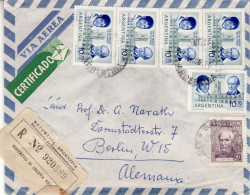 ARGENTINA 1960  AIRMAIL R - LETTER SENT FROM IRIONDO TO BERLIN - Storia Postale