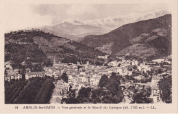 AMÉLIE-les-BAINS Vue Générale Et Le Massif Du Canigou - Amélie-les-Bains-Palalda