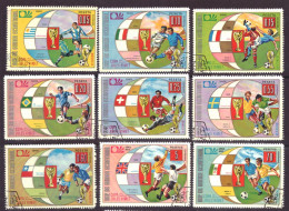 Guinea Equatorial 275 T/m 283 Used Soccer World Championship Sports (1973) - Guinée Equatoriale