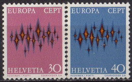 SUISSE - Europa CEPT 1972 - Unused Stamps