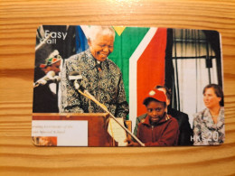 Prepaid Phonecard Hong Kong, Easy Call - Nelson Mandela, South Africa - Hongkong