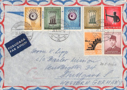 INDONESIA - AIRMAIL 1960 - STUTTGART/DE /587 - Indonesia