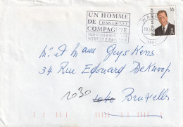 Belgique 2532 ° Sur Lettre De 1300 Wavre Vers 1040 Rectifié En 1030 Bruxelles - Briefe U. Dokumente