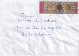 Belgique 2493 ° Sur Lettre De Fleurus à Fleurus - Lettres & Documents