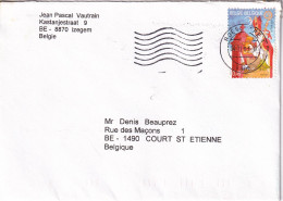 Belgique 3200  ° Sur Lettre De Roeselaere Vers Court-Saint-Etienne - Storia Postale