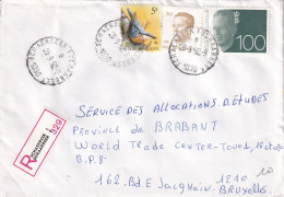 Belgique 2125+2293+2481 ° Sur Lettre Recommandée De Schaarbeek 1 Schaerbeek 1030 Vers Bruxelles 1210 - Covers & Documents