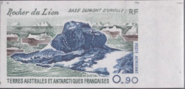 Essai De Couleur Multicolore  Taaf/fsat Base Dumont D’urville Rocher Du Lion Yvert PA 57 MNH **9 - Ongetande, Proeven & Plaatfouten