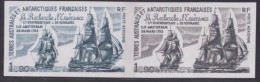 2 Essai De Couleur Taaf/fsat Bateau La Recherche Et L’espérance Amsterdam  Yvert PA 58 MNH ** - Ongetande, Proeven & Plaatfouten