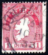1933 1d "single Perf." With Upright Wmk., Superb Used With Neat Carraigh Dubh Double-ring Cds, One Of Earliest Dates - Used Stamps