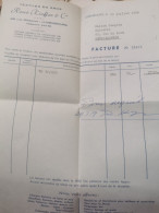 Luxembourg Facture, René Kieffer & Cie 1958 - Lussemburgo