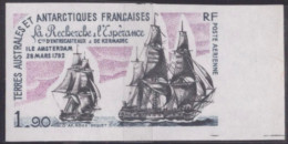 Essai De Couleur Multicolore Taaf/fsat Bateau La Recherche Et L’espérance Amsterdam  Yvert PA 58 MNH **2 - Ongetande, Proeven & Plaatfouten